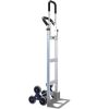 VEVOR Stair Climbing Cart, 550 lbs Load Capacity, Aluminum Hand Truck Dolly with Dual Handles, Integrated Frame & Nonslip Rubber Wheels, Multipurpose