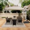 10 ft. Square Aluminum 360-Degree Cantilever Patio Umbrella with Umbrella Cover