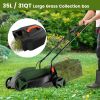 12-AMP 13.5 Inch Adjustable Electric Corded Lawn Mower with Collection Box