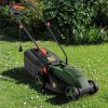 12-AMP 13.5 Inch Adjustable Electric Corded Lawn Mower with Collection Box
