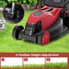 12-AMP 13.5 Inch Adjustable Electric Corded Lawn Mower with Collection Box